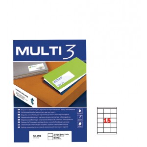 ЕТИКЕТИ ПРИНТЕРНИ MULTI 3 70/50.8 15БР/А4
