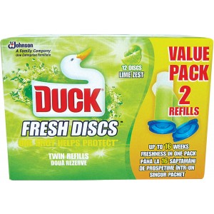 СВЕЖИ ДИСКОВЕ ЗА WC DUCK OCEAN 2*36МЛ ПЪЛНИТЕЛ