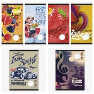 тетрадка Glitter А4 40л офсет редове