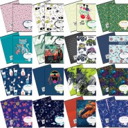 тетрадка Glitter А5 40л офсет редове