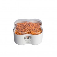 Кламери цветни 28мм оп.500 оранжеви