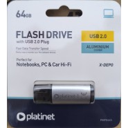 Pendrive флаш памет 64GB USB 2.0 сребро
