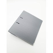Класьор 8см. с мет.кант сив
