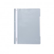 Папка PVC с перфорация А4 лукс сив