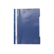 Папка PVC с перфорация А4 лукс тъмно син