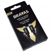 Кабел USB Type-C към Type-C, черен, 1м