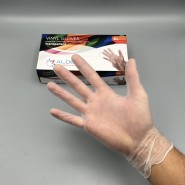 Ръкавици винил без пудра XL 100бр