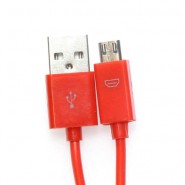 Кабел BAJA PVC MICRO USB TO USB &DA,червен