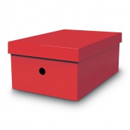Mas кутия за документи 34x25x18см червена