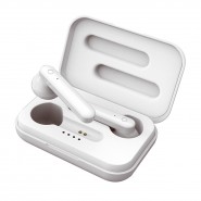 Bluetooth слушалки PM1040+зарядно,  бели
