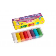 Пластилин супер мек блестящ glitter 8 цвята 140 грама